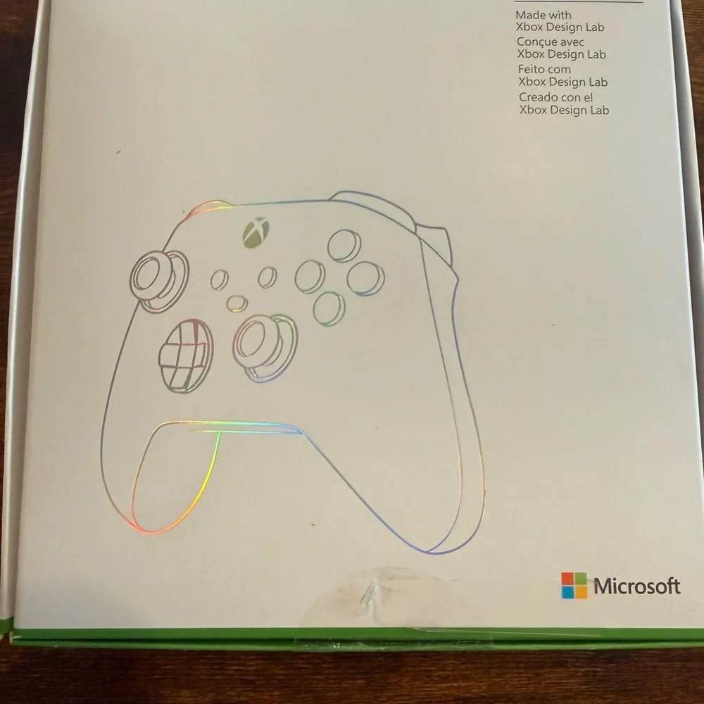 Xbox series x design lab controller with inner/outer rubberized grips